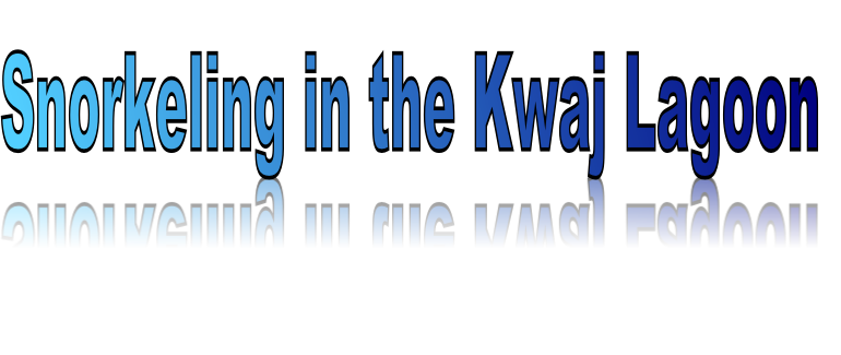 Snorkeling in the Kwaj Lagoon